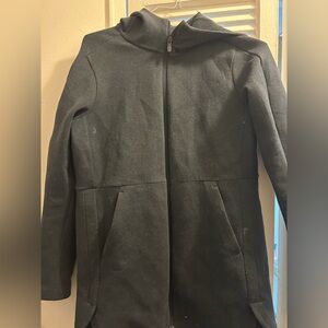 LULULEMON Scuba Full Zip Collar Dark Gray C50416 Size 8